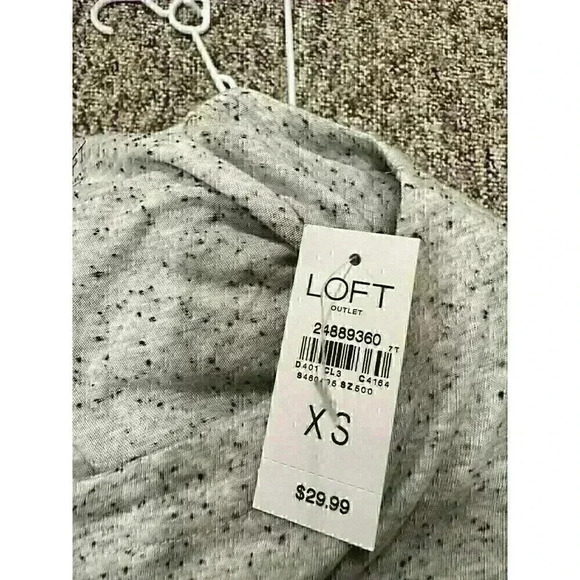 Loft “Hello Darling”Blouse Size XS - Picture 3 of 5